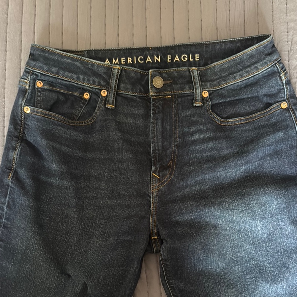 American Eagle Outfitters Blue Slim Jeans with Modern Wash